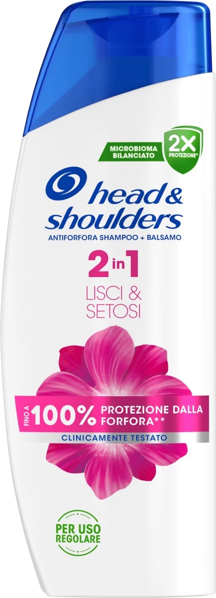 HEAD&SHOULDERS SHAMPOO 250ML 2IN1 LISCI E SETOSI