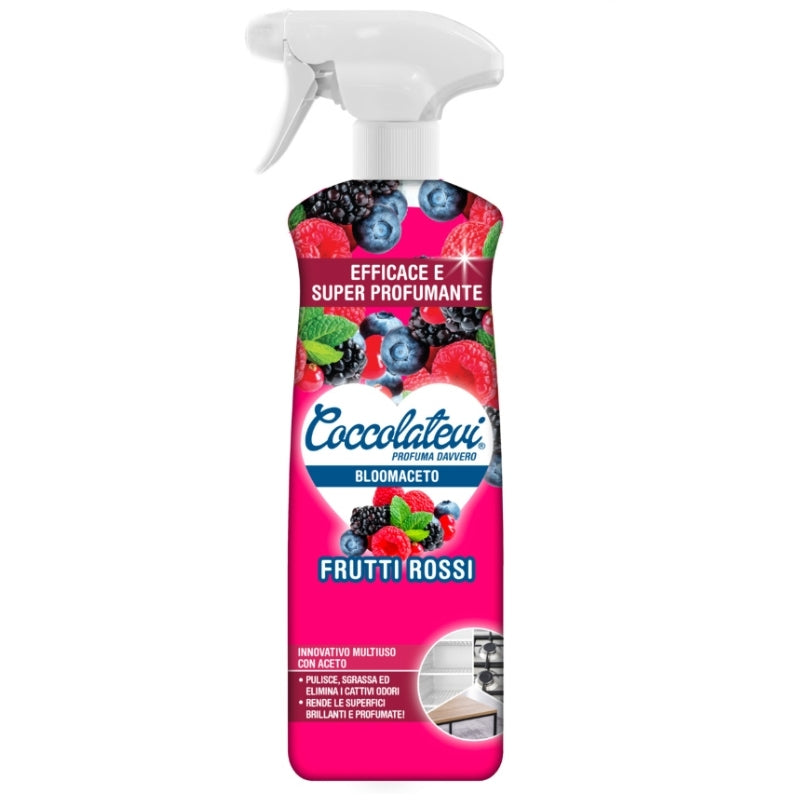 COCCOLATEVI BLOOMACETO INNOVATIVO MULTIUSO CON ACETO SPRAY 750ML FRUTTI ROSSI