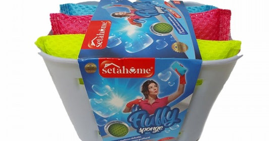 SETABLU HOME FLUFFY SPONGE SPUGNA IN CESTINO 3PZ