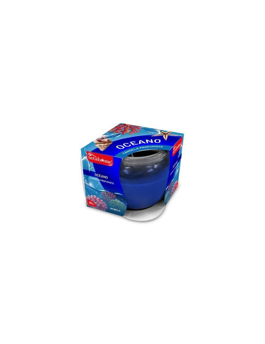 SETABLU HOME CANDELA PROFUMATA SHRINK IN VETRO 70GR OCEANO