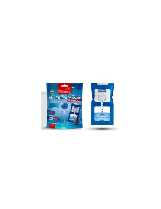 SETABLU HOME DEUMIDIFICATORE PER ARMADI 2IN1 CON APPENDINO 500ML OCEAN
