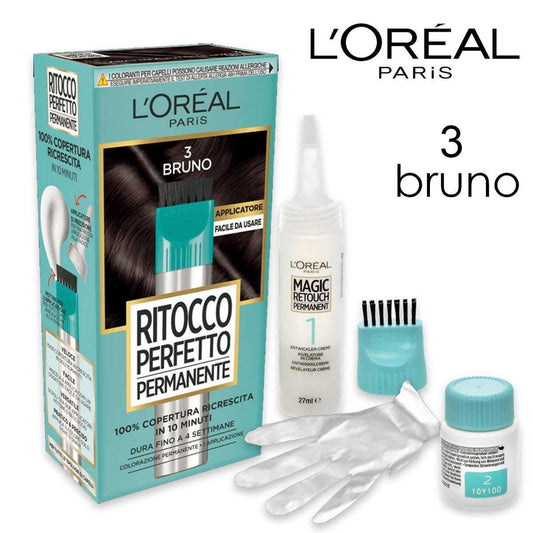 L'OREAL RITOCCO PERFETTO PERMANENTE CON APPLICATORE 3 BRUNO
