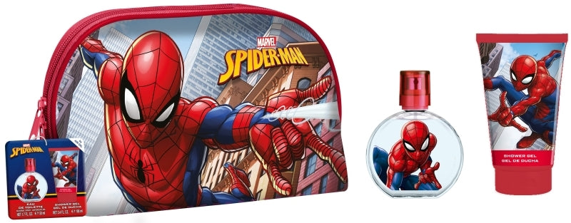 AIR VAL MARVEL SPIDERMAN CONFEZIONE EDT 50ML + SHOWER GEL 100ML + SPIDERMAN BAG