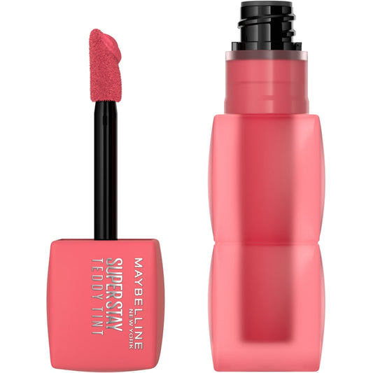 MAYBELLINE SUPER STAY TEDDY TINT ROSSETTO LIQUIDO TENUTA 12H N.40 PETALCORE