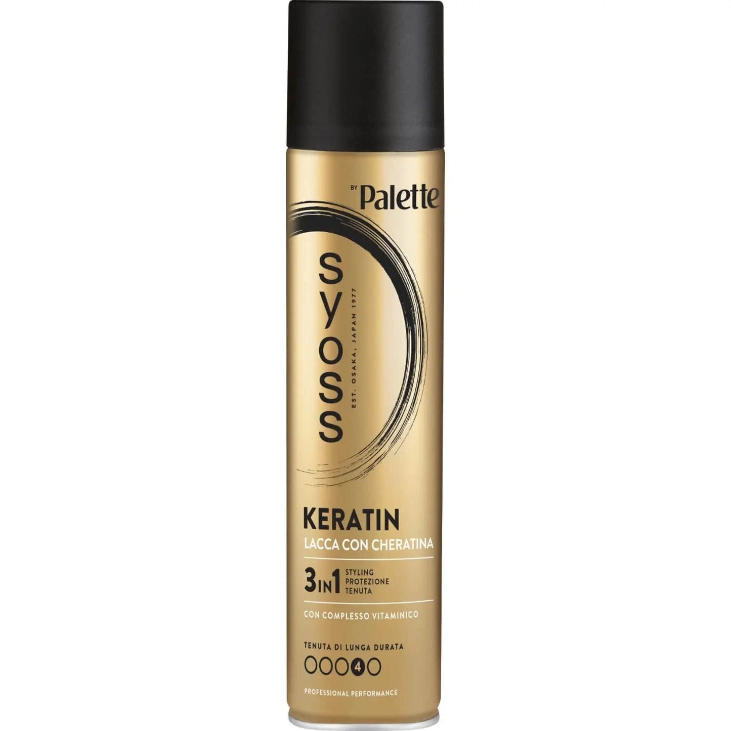 SYOSS BY PALETTE LACCA 300ML KERATIN 3IN1 CON CHERATINA