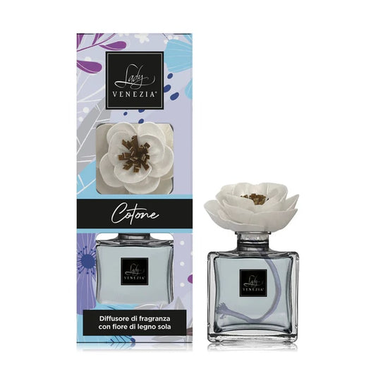LADY VENEZIA DIFFUSORE DI FRAGRANZA CON FIORE DI LEGNO SOLA 100ML COTONE