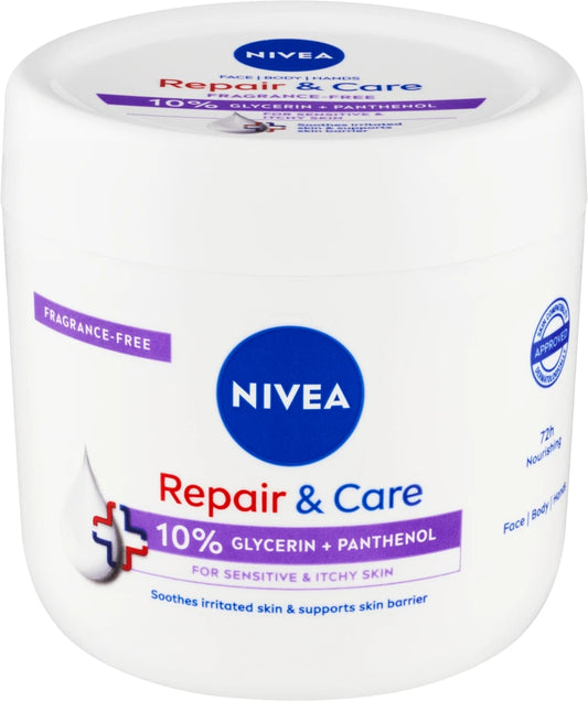 NIVEA REPAIR&CARE CREMA CORPO VASO 400ML 10% GLYCERIN + PANTHENOL