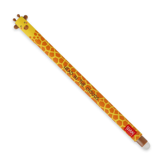 LEGAMI MILANO PENNA GEL CANCELLABILE 0,7MM GIRAFFA "HEAD IN THE CLOUDS" INCHIOSTRO NERO