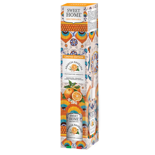 SWEET HOME MEDITERRANEA PROFUMATORE AMBIENTE 100ML LIMITED EDITION ARANCIA NAVELINA