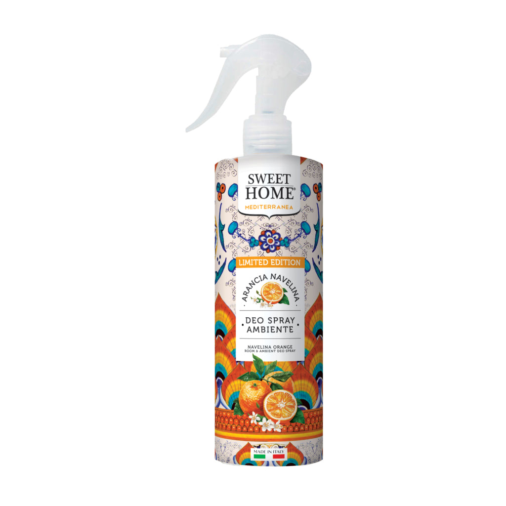 SWEET HOME MEDITERRANEA DEO SPRAY AMBIENTE 250ML LIMITED EDITION ARANCIA NAVELINA