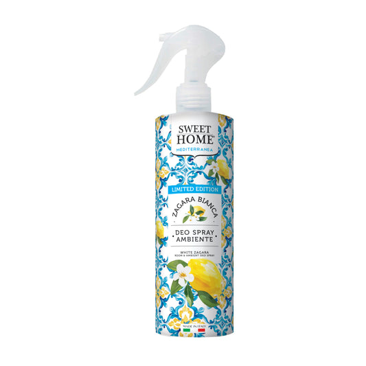 SWEET HOME MEDITERRANEA DEO SPRAY AMBIENTE 250ML LIMITED EDITION ZAGARA BIANCA