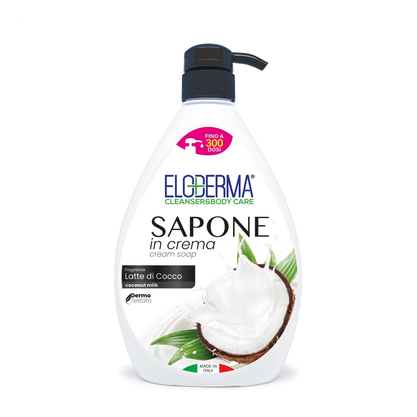 ELODERMA SAPONE IN CREMA 1L LATTE DI COCCO