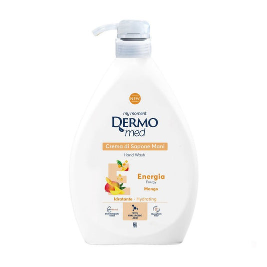 DERMOMED CREMA DI SAPONE MANI 1L ENERGIA MANGO