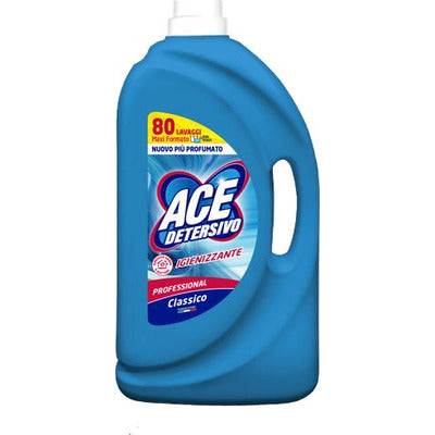 ACE PROFESSIONAL DETERSIVO LAVATRICE LIQUIDO 4L 80LAV. IGIENIZZANTE CLASSICO