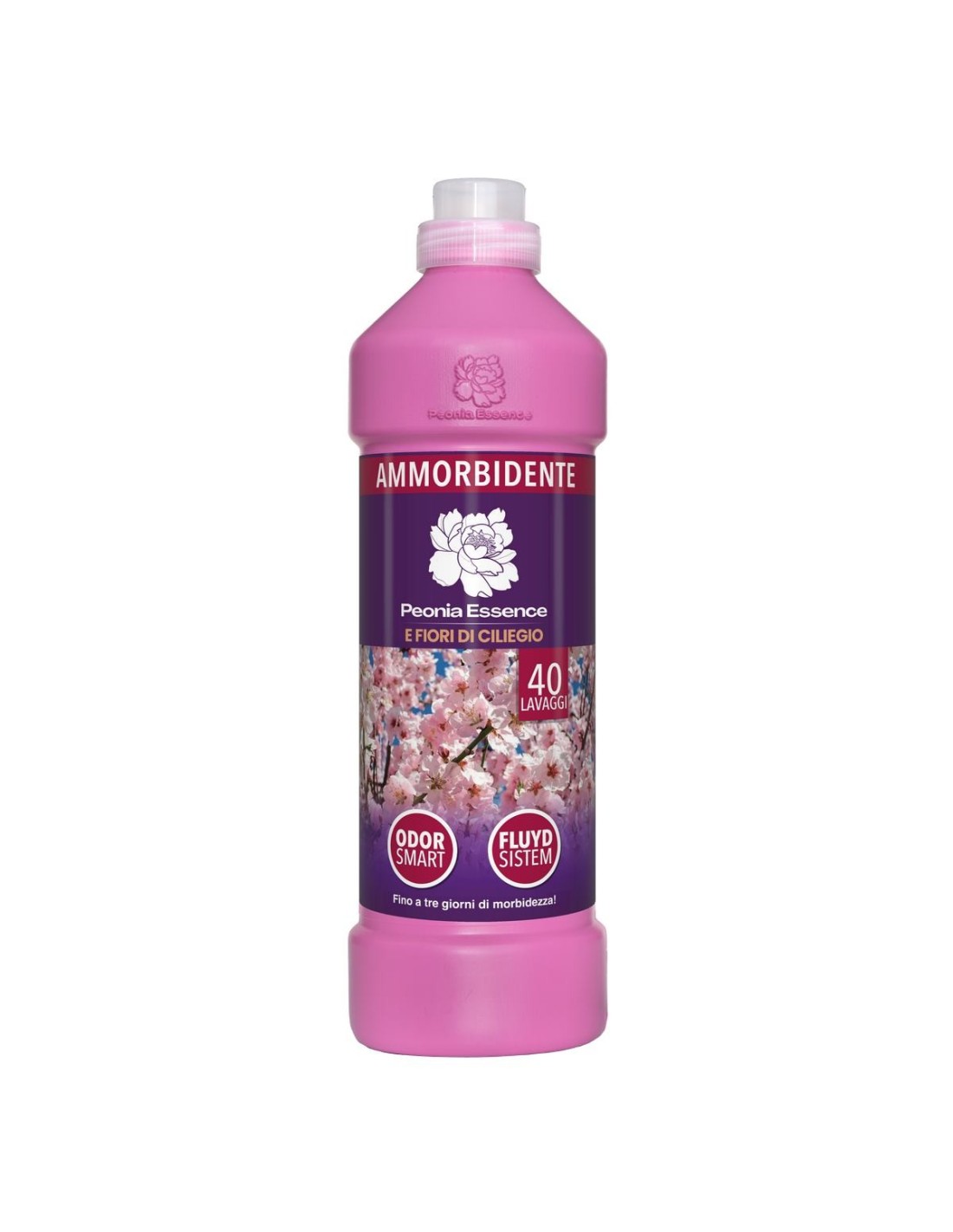PEONIA ESSENCE DETERSIVO LAVATRICE 1L 33 LAVAGGI PEONIA E FIORI DI CILIEGIO