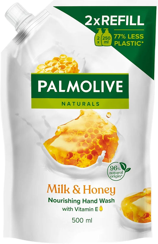 PALMOLIVE SAPONE LIQUIDO ECORICARICA 500ML LATTE E MIELE