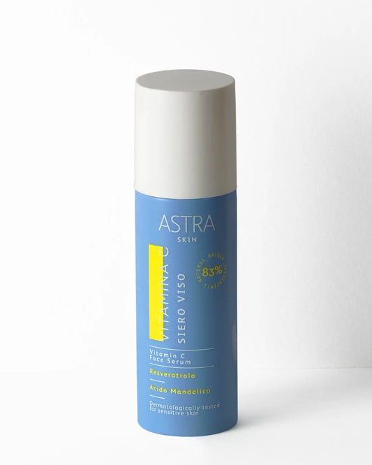 ASTRA SKIN SIERO VISO 30ML VITAMINA C RESVERATOLO ACIDO MANDELICO