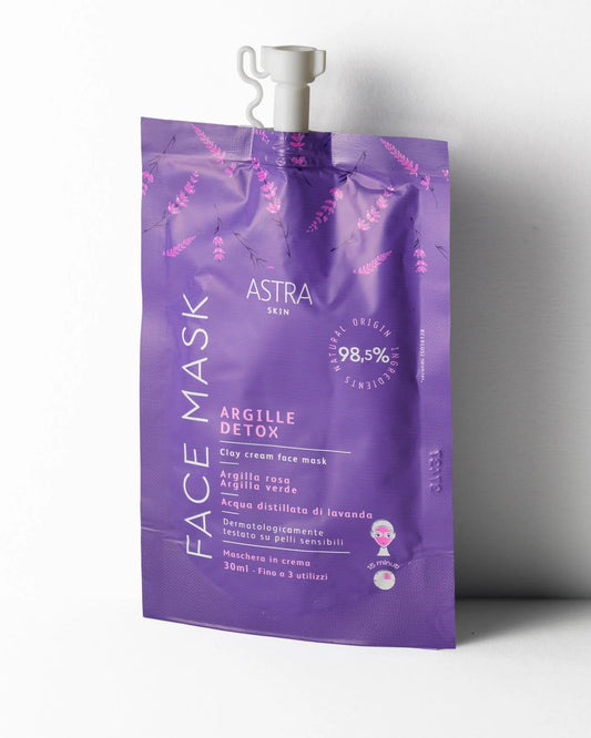 ASTRA SKIN MASCHERA VISO IN GEL 30ML ARGILLE DETOX