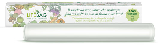 SMP LIFEBAG SACCHETTI BIO PER CONSERVAZIONE PROLUNGATA CIBI GRANDE 29X42 10PZ