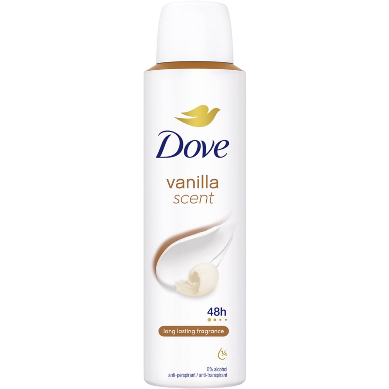 DOVE DEO SPRAY 150ML VANILLA SCENT 48H