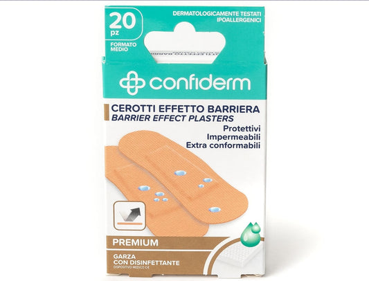 CONFIDERM CEROTTI EFFETTO BARRIERA PREMIUM 20PZ FORMATO MEDIO