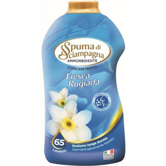 SPUMA DI SCIAMPAGNA AMMORBIDENTE CONCENTRATO 1300ML 65LAV. FRESCA RUGIADA