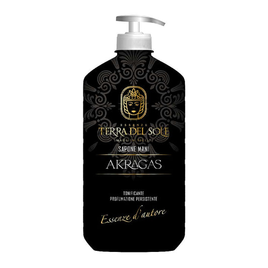 TERRA DEL SOLE SAPONE LIQUIDO ESSENZE D'AUTORE 1L AKRAGAS TONIFICANTE PROFUMAZIONE PERSISTENTE