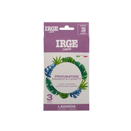 IRGE CASA PROFUMATORE ARMADIO & CASSETTI BUSTINE PROFUMATE 3PZ LAVANDA
