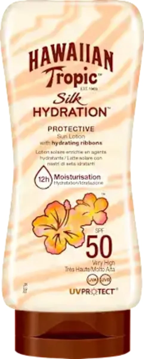 HAWAIIAN TROPIC SILK HYDRATION LOZIONE PROTETTIVA SOLARE SPF 50 180ML