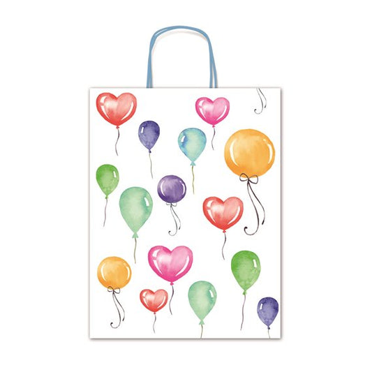 SHOPPER CARTA MANICO RITORTO MIS. 36X12X41 PALLONCINI