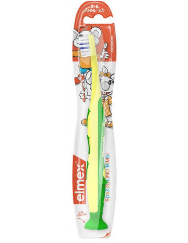 ELMEX SPAZZOLINO BIMBI 3-6 ANNI MORBIDO CON VENTOSA