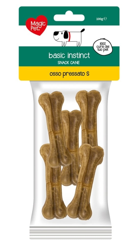 MAGIC PET BASIC INSTINCT SNACK CANE OSSO PRESSATO S 100G