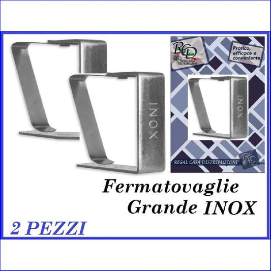 RCD FERMATOVAGLIA INOX GRANDE 2PZ