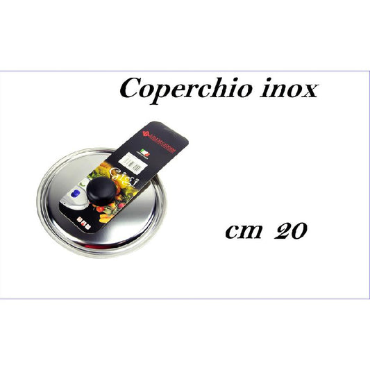RIVADOSSI COPERCHIO INOX CM.20