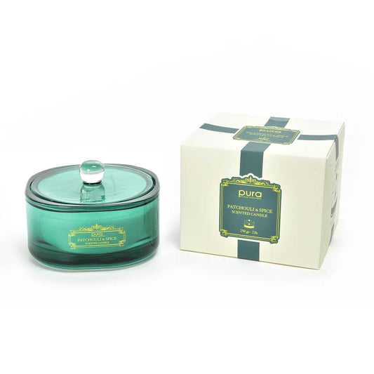 MERCURY PURA CANDELA PROFUMATA 250GR PATCHOULI & SPICE CON SCATOLA REGALO
