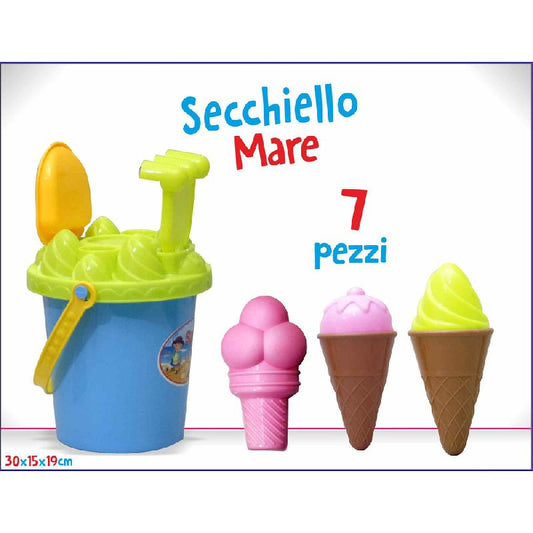 NOUVY SECCHIELLO MARE CON ACCESSORI 7PZ
