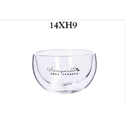 AD TREND CIOTOLA IN VETRO BOROS 650ML CM.14X9H