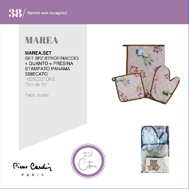 PREZIOSA MAREA SET 3PZ STROFINACCIO+GUANTONE+PRESINA