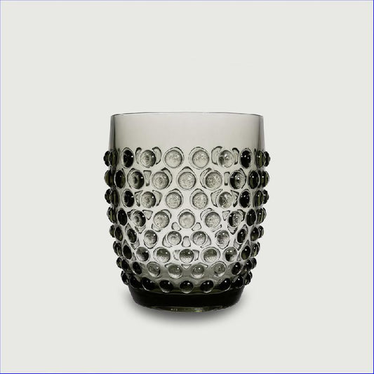 ARCA BUBBLES DOTTED GRIGIO BICCHIERE CM.8,5X11,5 80138