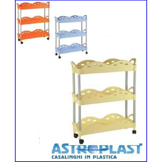 ASTROPLAST CARRELLO OPLA 3 RIPIANI COLORI ASSORTITI