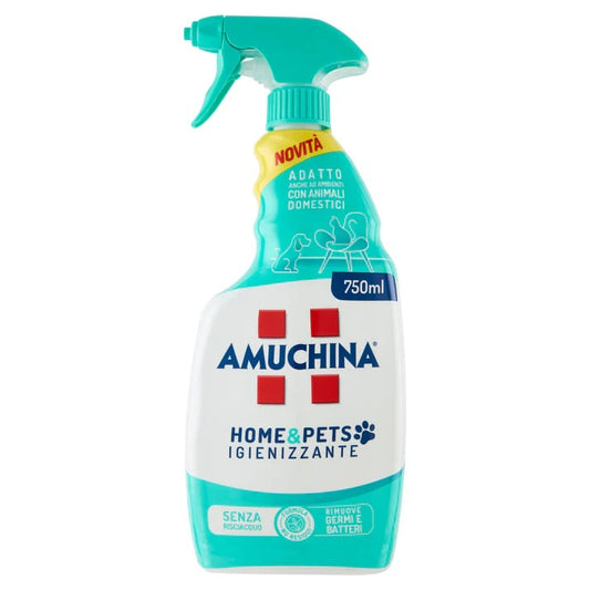 AMUCHINA IGIENIZZANTE HOME & PETS SENZA RISCIACQUO SPRAY 750ML