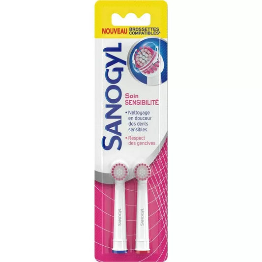 SANOGYL REFILL SPAZZOLINO ELETTRICO COMPATIBILI 2PZ INTERDENTAIRE SENSIBILITE'