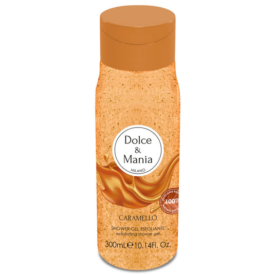 DOLCE & MANIA MILANO SHOWER GEL SCRUB ESFOLIANTE 300ML CARAMELLO