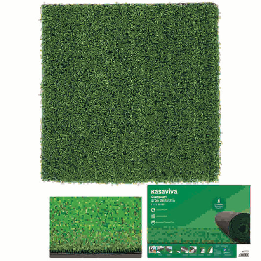 KASAVIVA TAPPETO ERBA SINTETICA COMPACT MM.10 MT.1X2