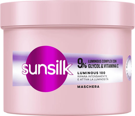 SUNSILK MASCHERA 440ML LUMINOUS 100 9% LUMINOUS COMPLEX CON GLYCOL & VITAMINA C