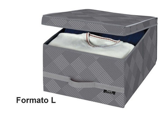 DOMOPAK LIVING SCATOLA SOTTOLETTO PET PIXEL LARGE CM.38X50X24