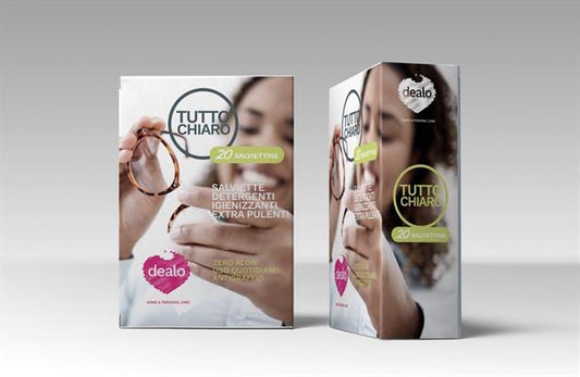 DEALO TUTTO CHIARO SALVIETTE DETERGENTI IGIENIZZANTI EXTRA PULENTI 20PZ