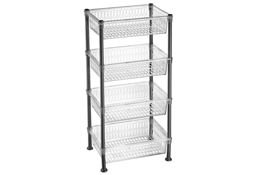 ARBEMA BURSEV FOLLOW ME CARRELLO PORTAOGGETTI CM.39,5X30X80 TRASPARENTE