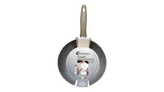 ARBEMA CLASSIC PADELLA ANTIADERENTE CM.28 ALLUMINIO EFFETTO PIETRA