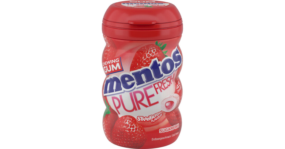 MENTOS PURE FRESH 60G 30 CONFETTI STRAWBERRY